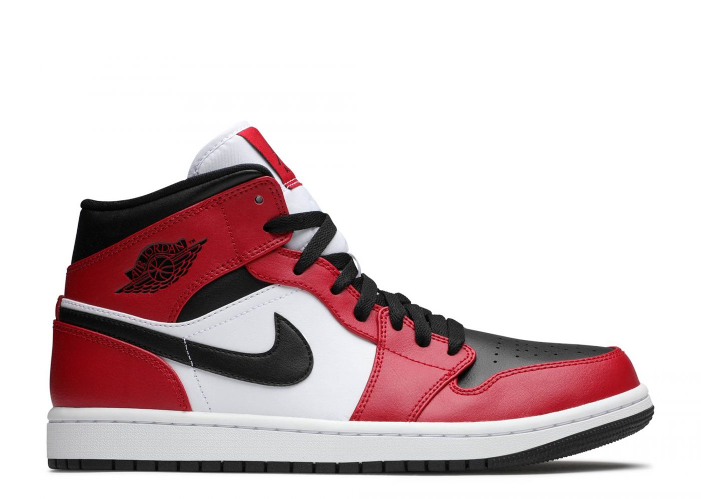 Nike Air Jordan 1 Mid Chicago Toe