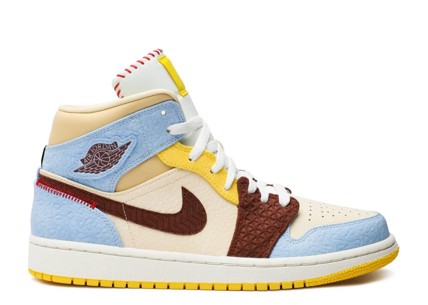Nike Air Jordan 1 Mid SE Fearless Maison Chateau Rouge