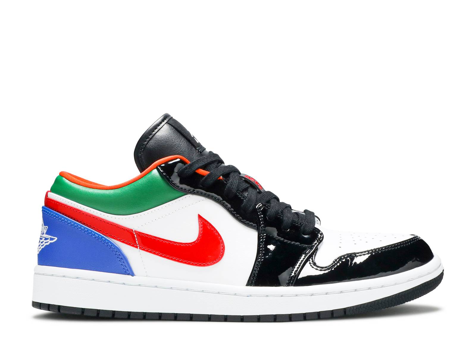 Nike Air Jordan 1 Low Multi-Color Black Toe