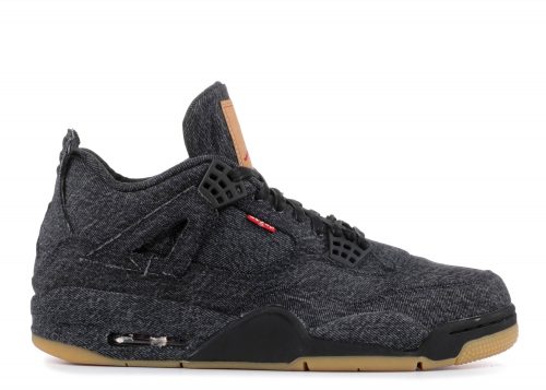 Nike Air Jordan 4 Retro Levi's Black