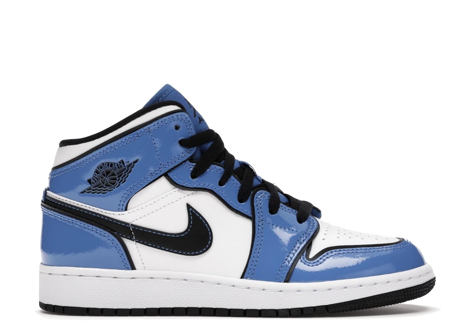 Nike Air Jordan 1 Mid Signal Blue (GS)