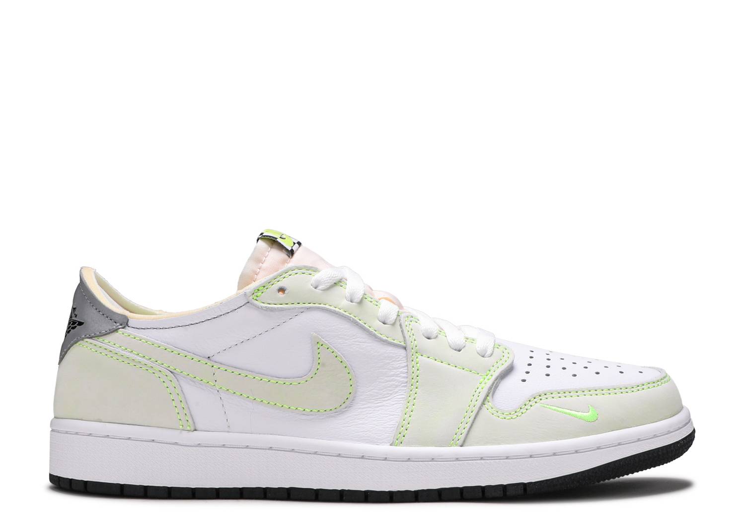 Nike Air Jordan 1 Retro Low White Ghost Green Black DM7837-103
