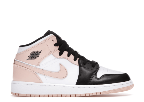 Nike Air Jordan 1 Mid Crimson Tint Toe (GS) 554725-133