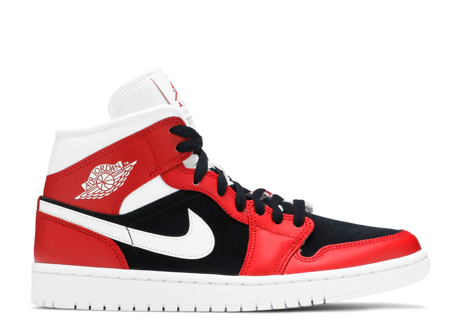 Nike Air Jordan 1 Mid Gym Red Black (W) BQ6472-601