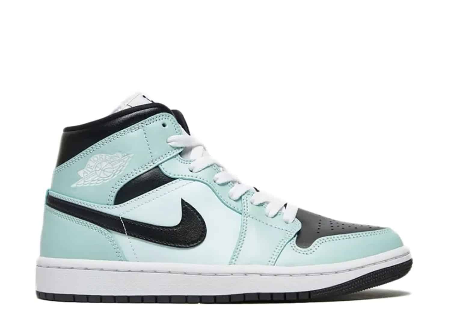 Nike Air Jordan 1 Mid Aqua Blue Tint (W) BQ6472-300