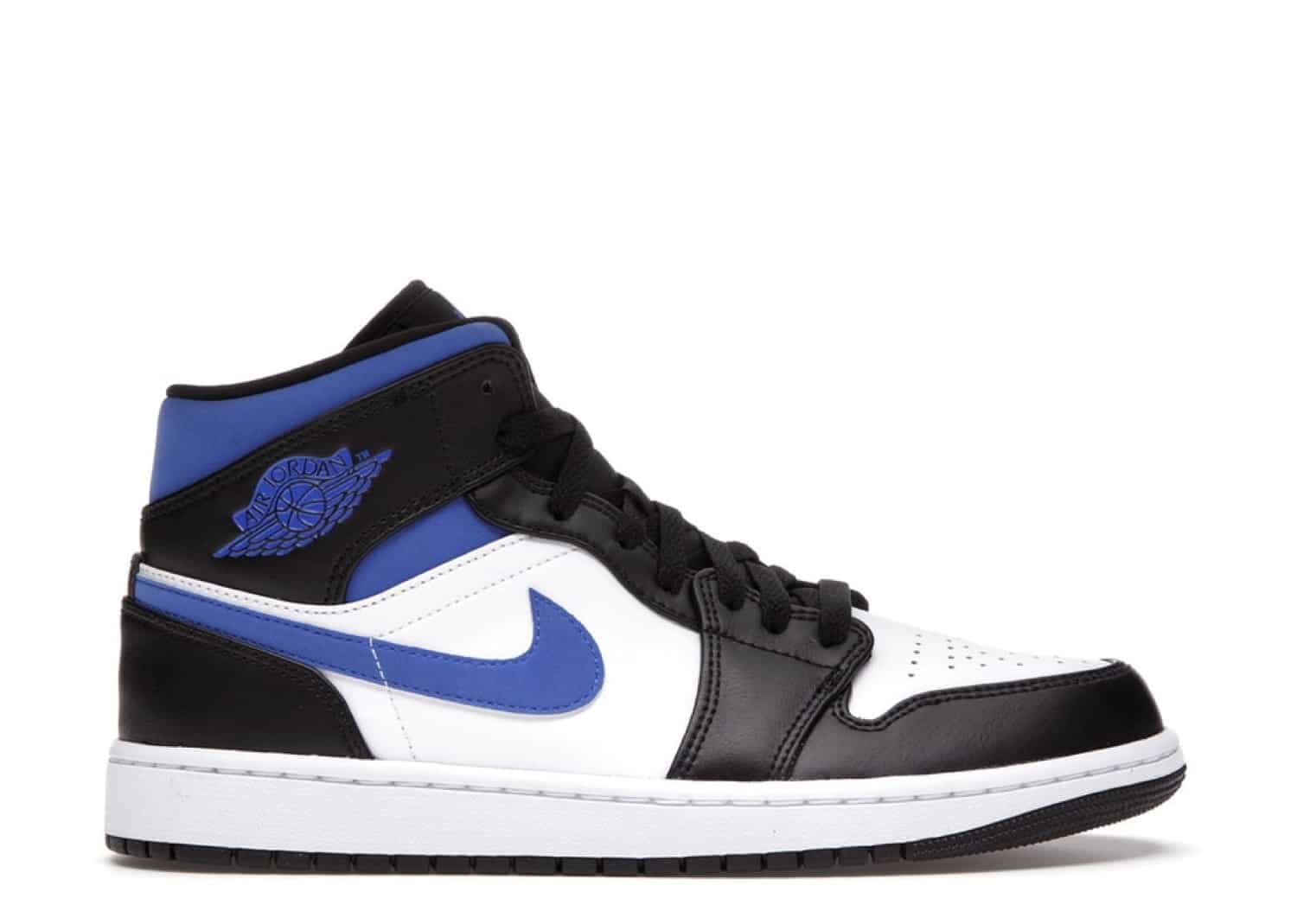 Nike Air Jordan 1 Mid White Black Royal 554724-140