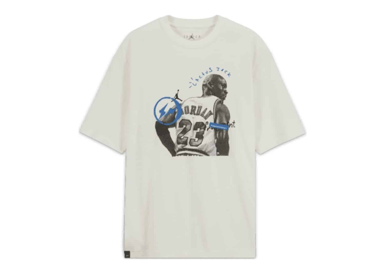Travis Scott x Jordan x Fragment T-shirt White DJ0619-133 SS21