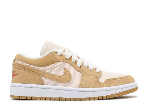 Nike Air Jordan 1 Low SE Twine Orange Quartz Corduroy (W) DH7820-700