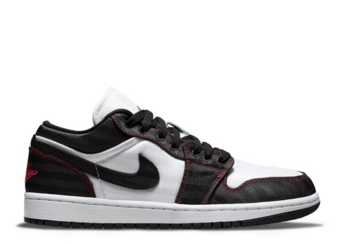 Nike Air Jordan 1 Low SE Utility White Black Gym Red (W) DD9337-106