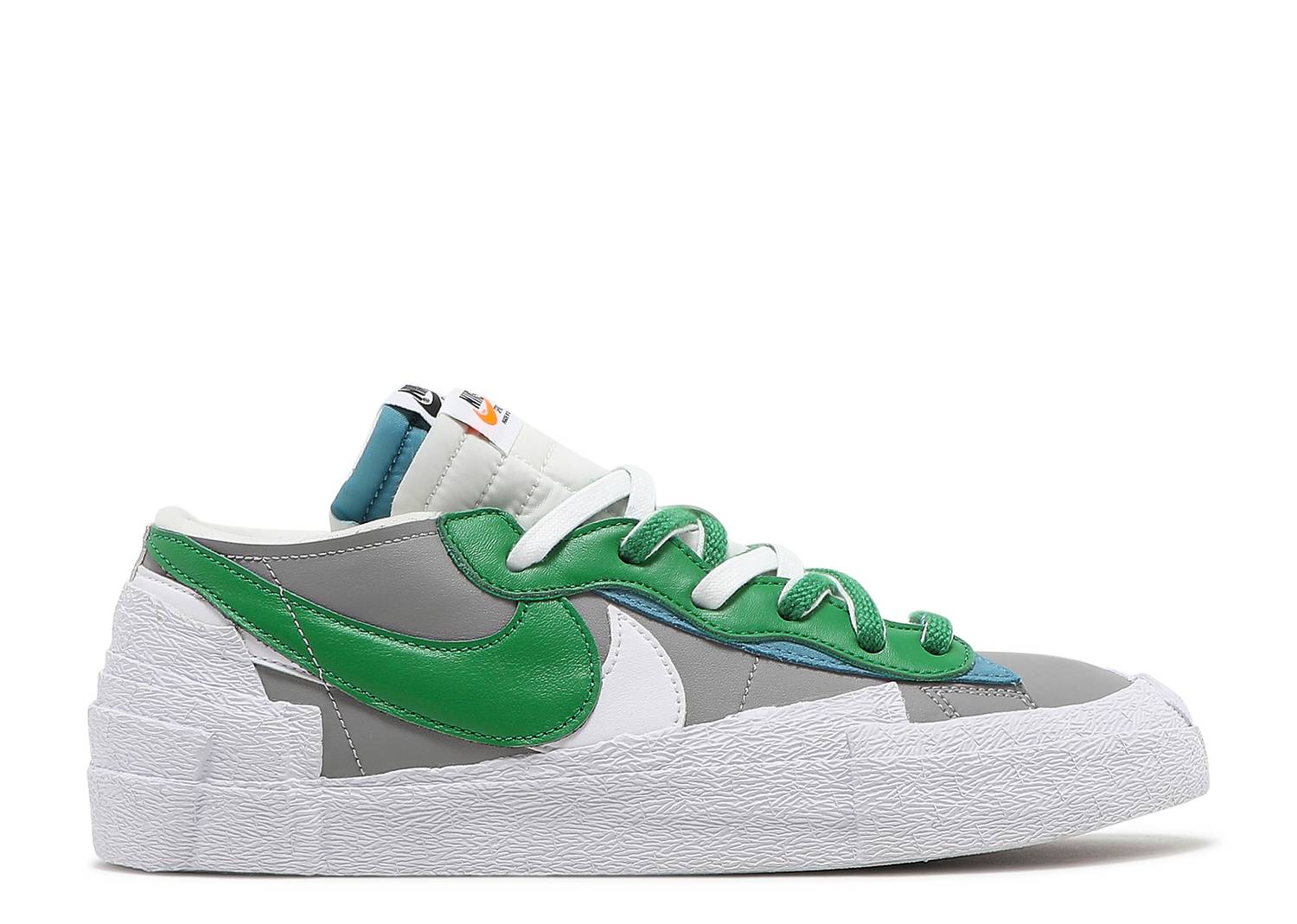 Nike Blazer Low sacai Medium Grey Classic Green DD1877-001