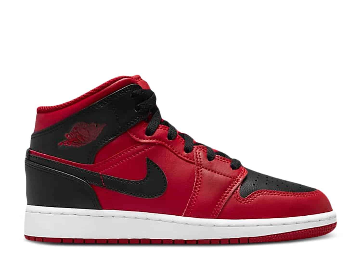 Nike Air Jordan 1 Mid Reverse Bred (GS) 554725-660