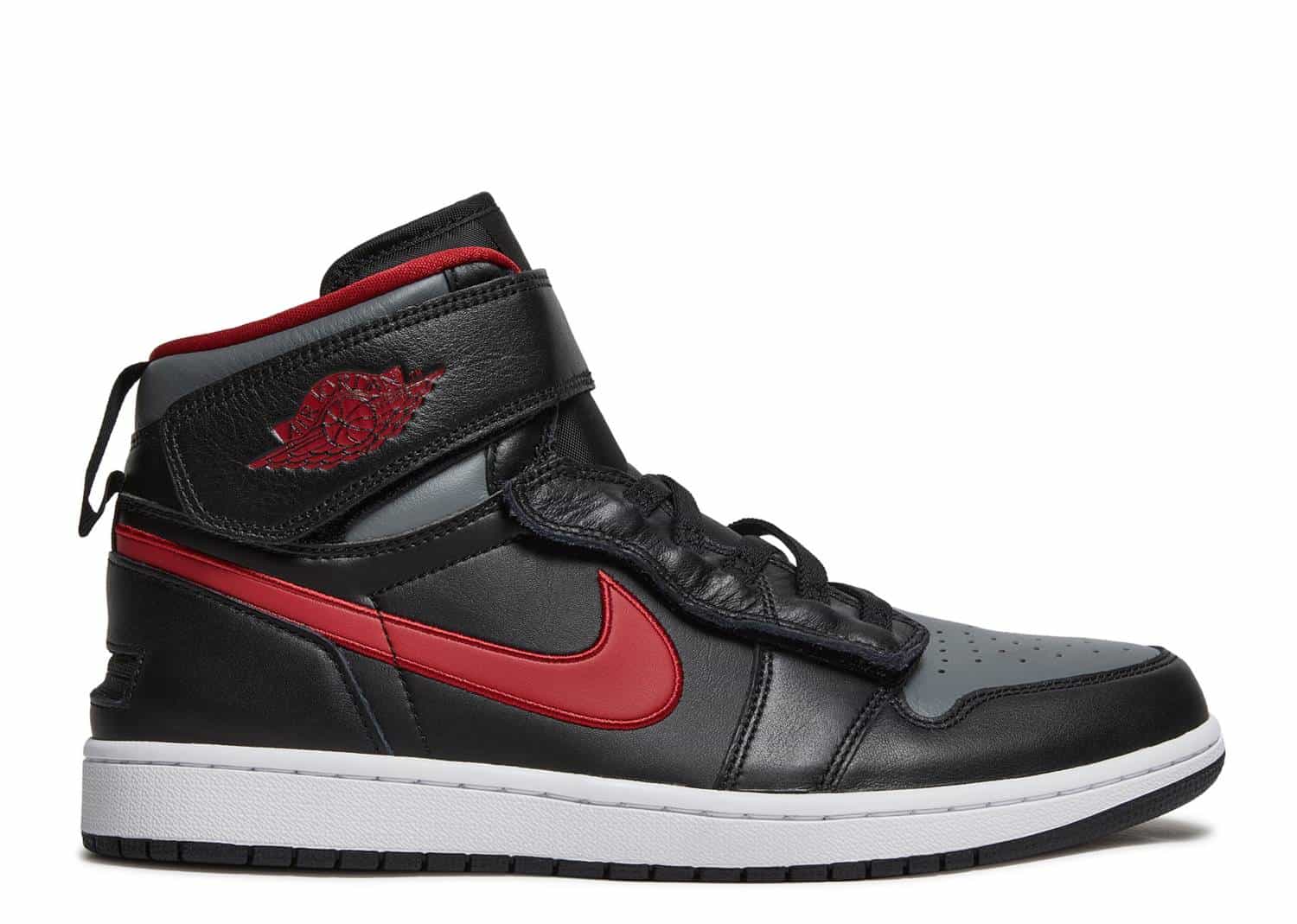 Nike Air Jordan 1 High FlyEase Black Gym Red Smoke Grey CQ3835-006