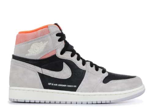 Nike Air Jordan 1 Retro High Neutral Grey Hyper Crimson 555088-018