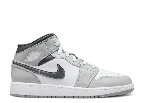 Nike Air Jordan 1 Mid Light Smoke Grey (GS) 554725-078