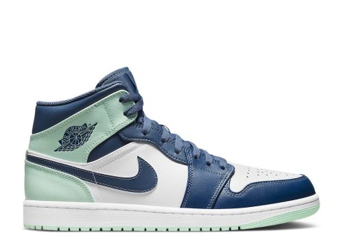 Nike Air Jordan 1 Mid Mystic Navy Mint Foam 554724-413