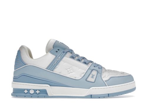Louis Vuitton Trainer Low White Sky Blue