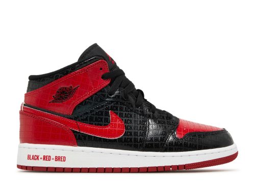 Nike Air Jordan 1 Mid Bred Text (GS) DM9650-001