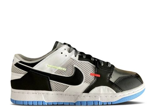 Nike Dunk Low Scrap Black Neutral Grey University Blue White DN5381-001