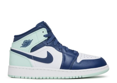 Nike Air Jordan 1 Mid Mystic Navy Mint Foam (GS) 554725-413