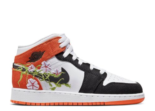 Nike Air Jordan 1 Mid SE Basketball Blossom (GS) DQ8390-100