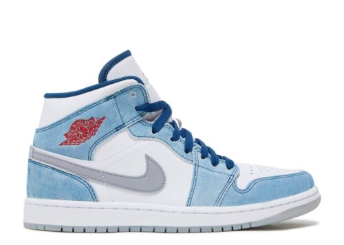 Nike Air Jordan 1 Mid French Blue Fire Red DN3706-401