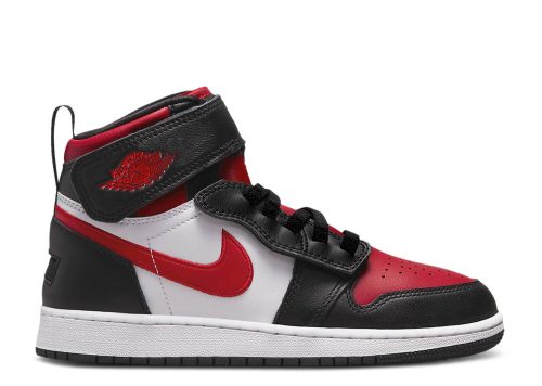 Nike Air Jordan 1 High FlyEase Black White Fire Red (GS) DC7986-061