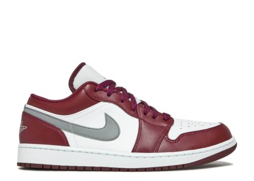 Nike Air Jordan 1 Low White Bordeaux 553558-615