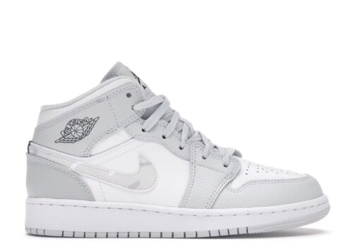 Nike Air Jordan 1 Mid Grey Camo (GS) DD3235-100