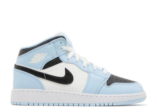 Nike Air Jordan 1 Mid Ice Blue (GS) 555112-401