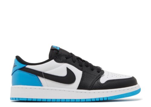 Nike Air Jordan 1 Retro Low OG Black Dark Powder Blue (GS) CZ0858-104