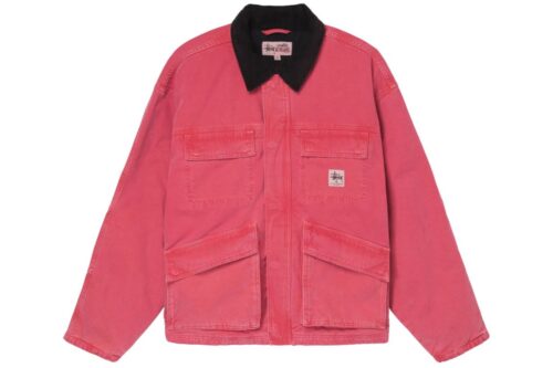 Stussy Washed Canvas Shop Jacket Pink 115589-PINK