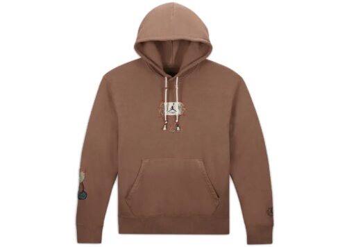 Travis Scott x Jordan Flight Graphic Hoodie Archaeo Brown DO4093-256