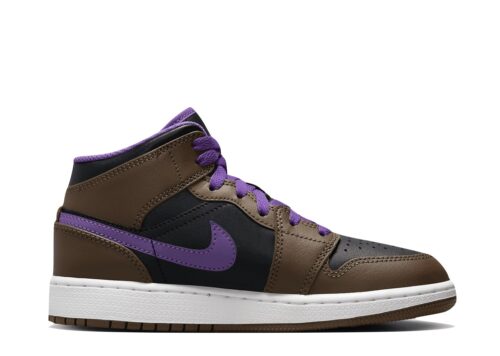 Nike Air Jordan 1 Mid Purple Mocha (GS) DQ8423-215