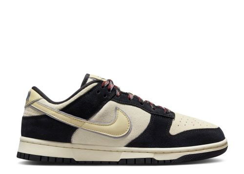 Nike Dunk Low LX Black Suede Team Gold (W) DV3054-001