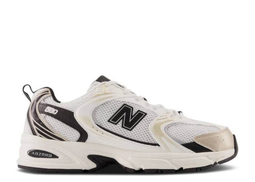 New Balance 530 White Light Gold Metallic MR530TC