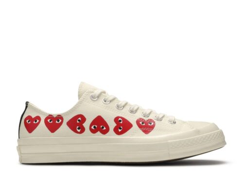 Converse Chuck Taylor All-Star 70 Ox Comme des Garcons Play Multi-Heart White 162975C