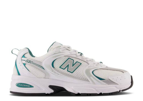 New Balance 530 White Silver Green MR530AB