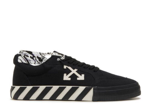 OFF-WHITE Vulc Low Black White Arrow OMIA085F21FAB0021001