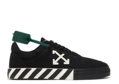 OFF-WHITE Vulc Low Canvas Black White Black (SS22) OMIA085C99FAB0011001