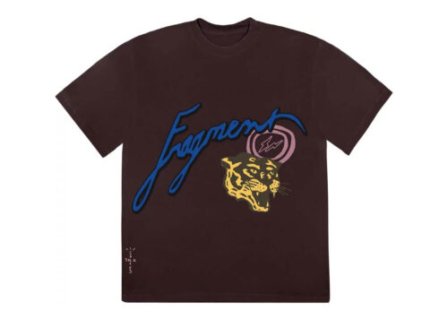 Travis Scott Cactus Jack For Fragment Icons Tee Brown