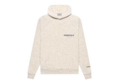 Fear of God Essentials Core Collection Pullover Hoodie Light Heather Oatmeal 192SU212072F