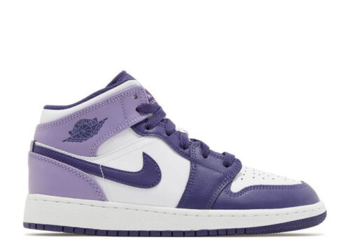 Nike Air Jordan 1 Jordan 1 Mid White Sky J Purple (GS) DQ8423-515
