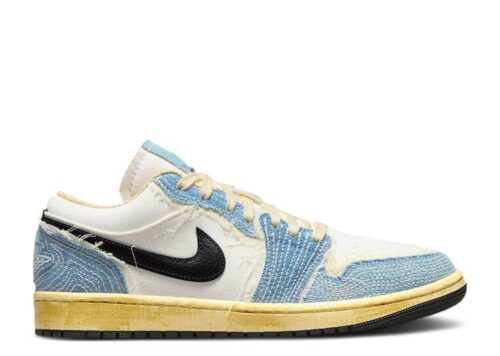 Nike Air Jordan 1 Low SE WRMK Sashiko Denim FN7670-493