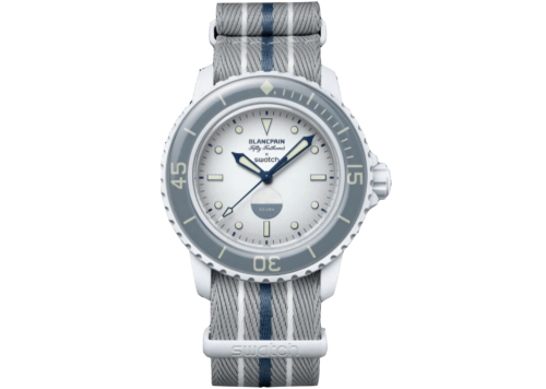 Blancpain x Swatch Scuba Fifty Fathoms Antarctic Ocean Grey SO35S100