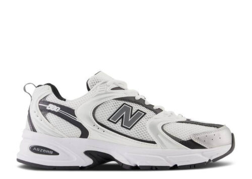 New Balance 530 White Silver Metallic Black MR530LB