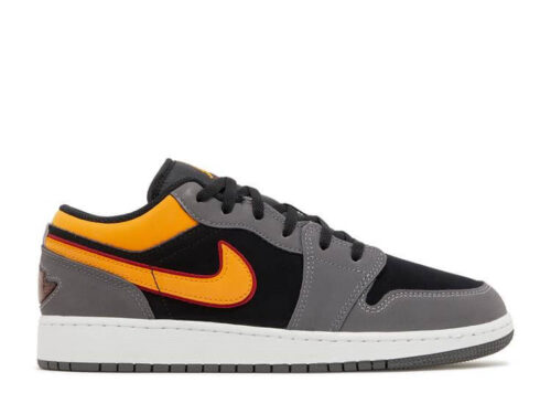 Nike Air Jordan 1 Low SE Light Graphite Vivid Orange (GS) FN7671-008