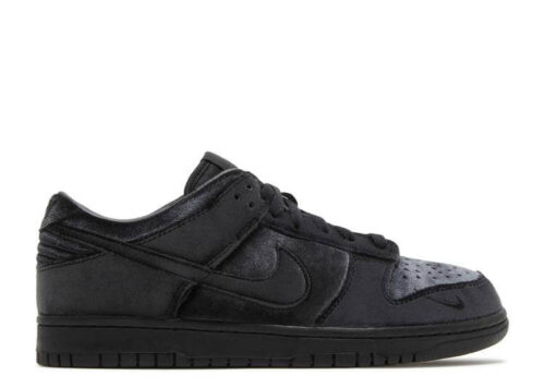 Nike Dunk Low Dover Street Market Triple Black Velvet DH2686-002