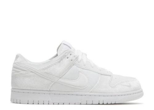 Nike Dunk Low Dover Street Market Triple White Velvet DH2686-100