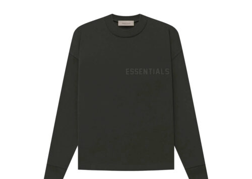 Fear of God Essentials LS Tee Off Black 125BT222010F